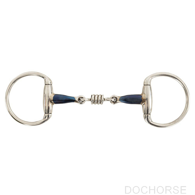 BR Roller Double Jointed Eggbutt Snaffle Sweet Iron 16MM 13,5CM TEST VERSION