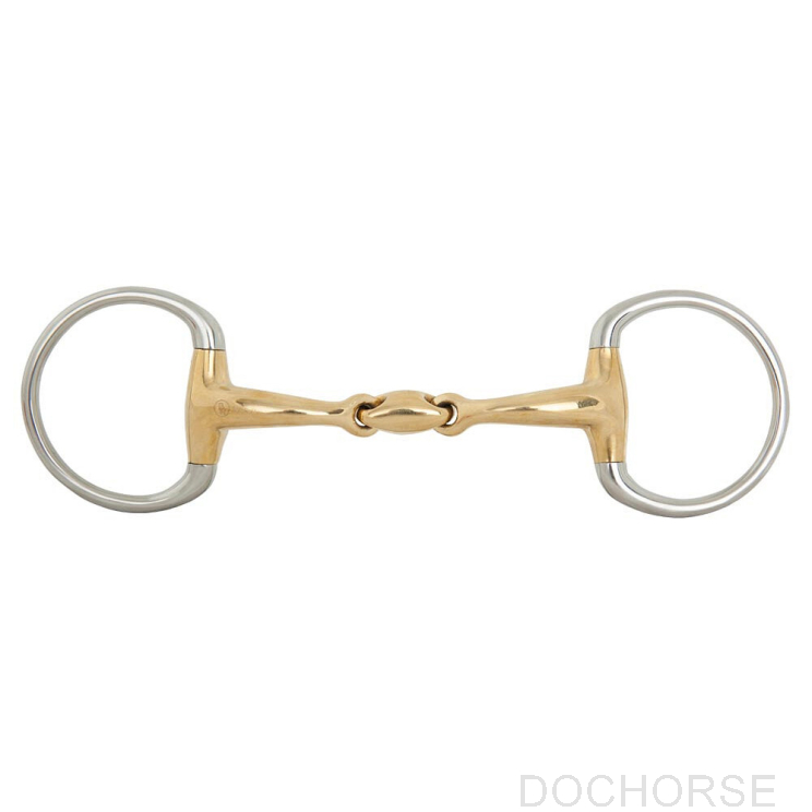 BR Double Jointed Eggbutt Snaffle Soft Contact 16MM Ø 65MM