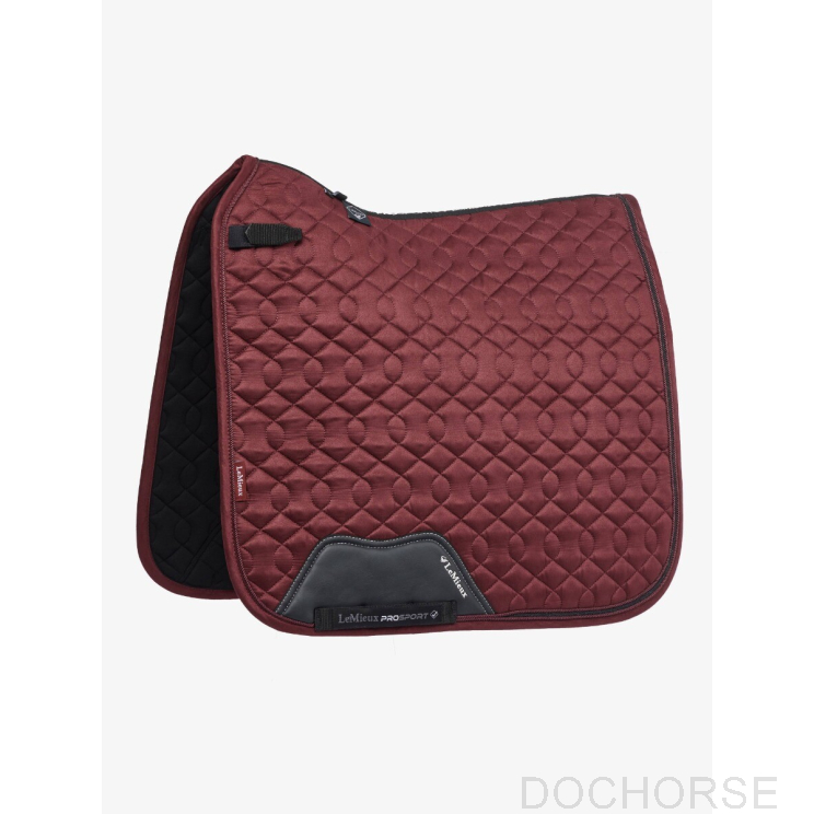 LeMieux Saddle Pad Dressage Chrystal Bordeaux