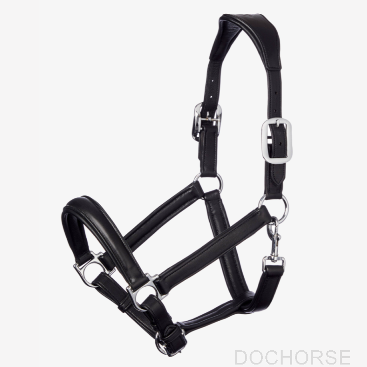 Lemieux Headcollar Anatomic Leather Black