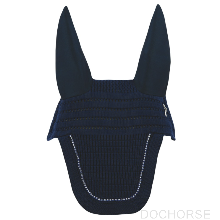 Penelope Fly veil Crystal Navy