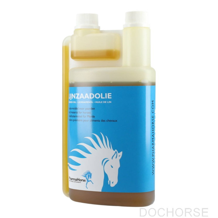 Pharmahorse lijnzaadolie 1 L
