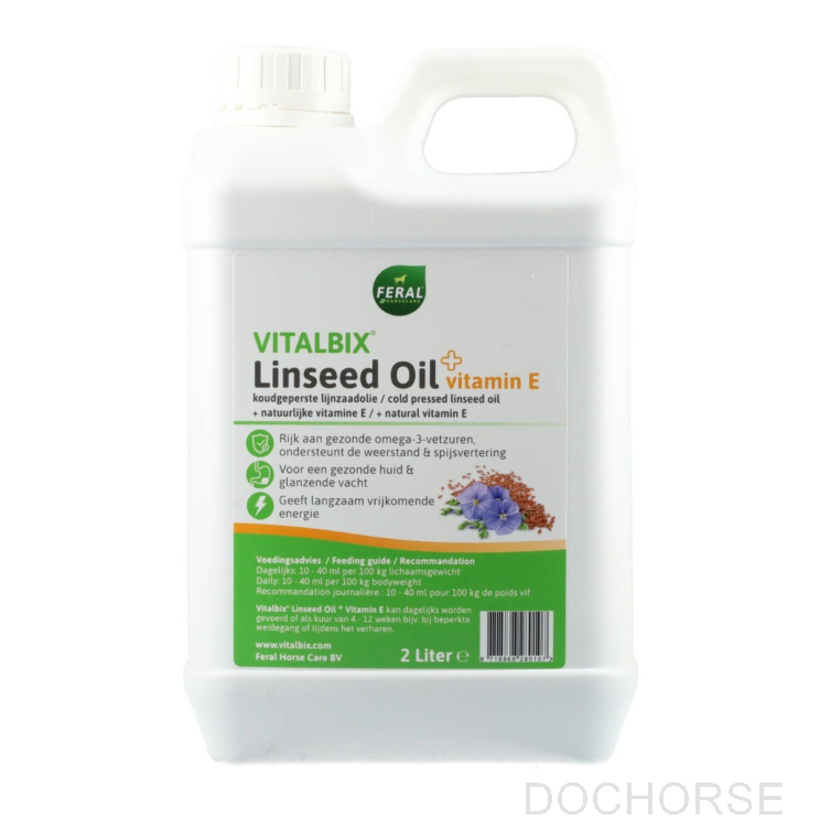 Vitalbix Lijnzaadolie Vitamine E 2 liter