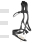 Stübben Snaffle Bridle Freedom II Magic Tack with Slide&Lock Black