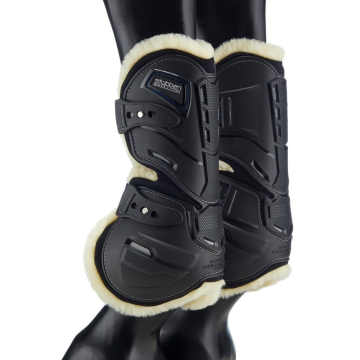 Stübben Hybrid Gamaschen Fleece Schwarz