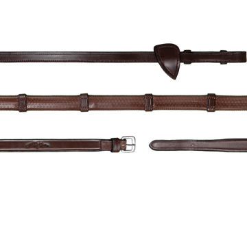 Dy'on Reins Rubber + Leather Loops 'New English'