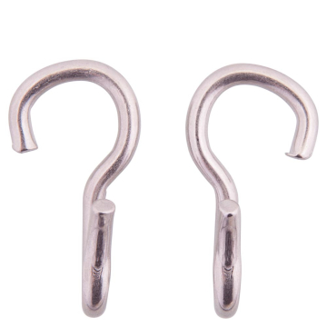 Curb chain hooks