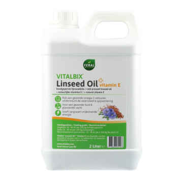 Vitalbix Lijnzaadolie Vitamine E 2 liter