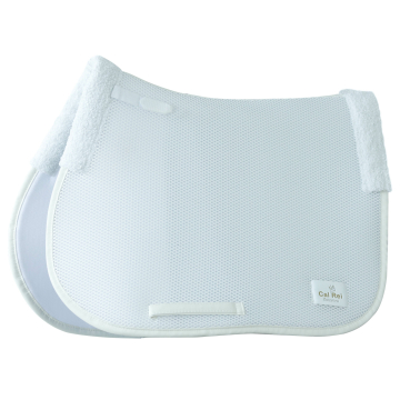 Cal Rei Saddle Pad Jumping Wool -white
